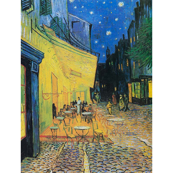 Obraz na płótnie Taras kawiarni nocą Vincenta van Gogha