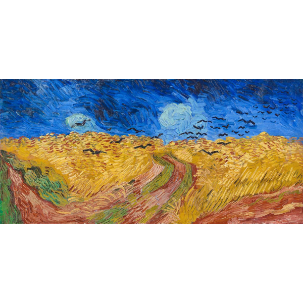 Obraz na płótnie Vincent van Gogh 's Wheatfield with Crows