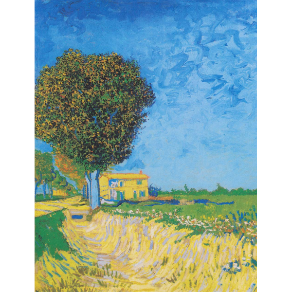 Reprodukcja obrazu Aleja Vincenta van Gogha w Arles z domami