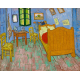 Reprodukcja obrazu - Sypialnia (1889) autorstwa Vincenta Van Gogha