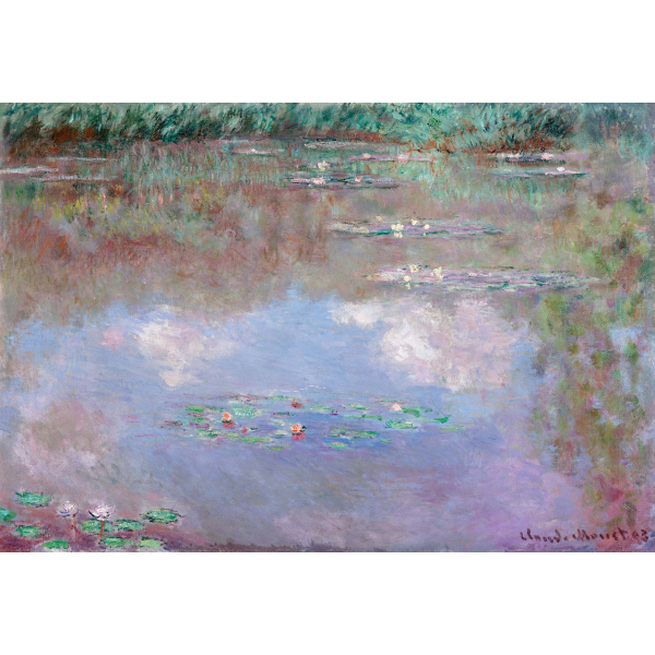 The Water Lily Pond Chmury Claude'a Moneta