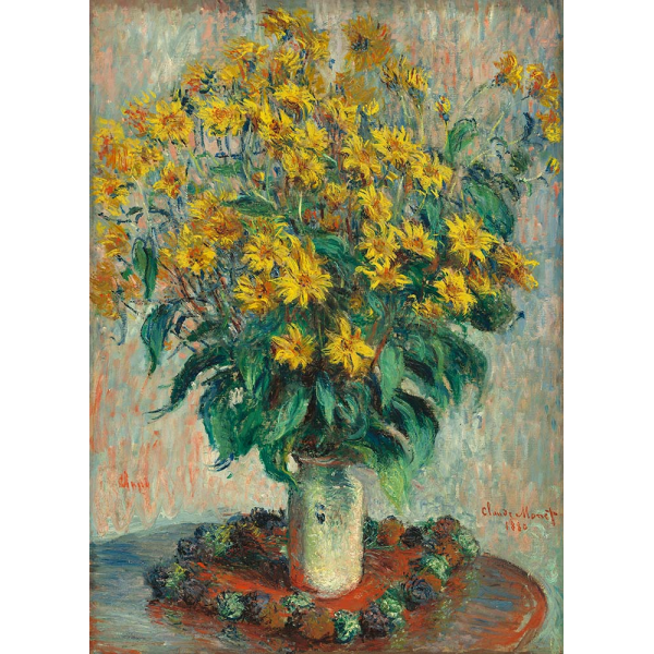 Kwiaty karczocha jerozolimskiego Claude'a Moneta