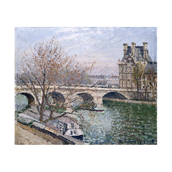 Camille Pissarro Pont Royal i Pavillon de Flore