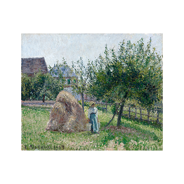 Jabłonie w Eragny, słoneczny poranek Camille Pissarro
