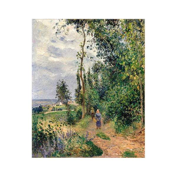 Camille Pissarro Côte des Grouettes, niedaleko Pontoise