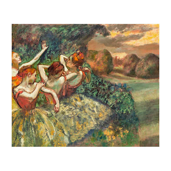 Czterech tancerzy Edgara Degasa
