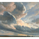 Studium chmur z zachodem słońca w pobliżu Rzymu Simona Alexandre Clémenta Denisa
