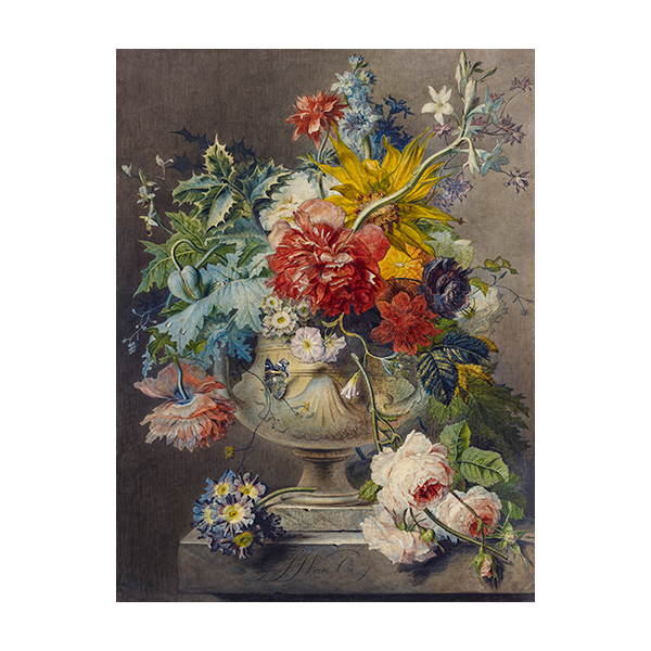 Bukiet kwiatów w wazonie Georgiusa Jacobusa johannesa van Os