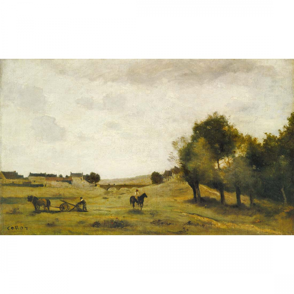 Widok w pobliżu Epernon Jean Baptiste Camille Corot