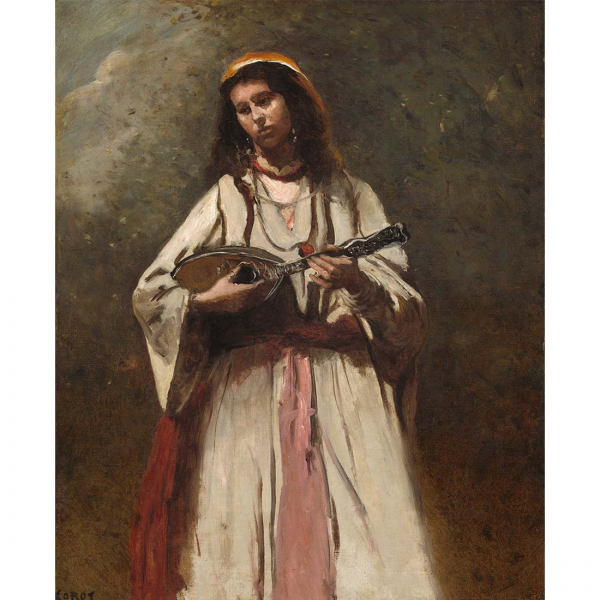 Obraz Cyganka z mandoliną Corot