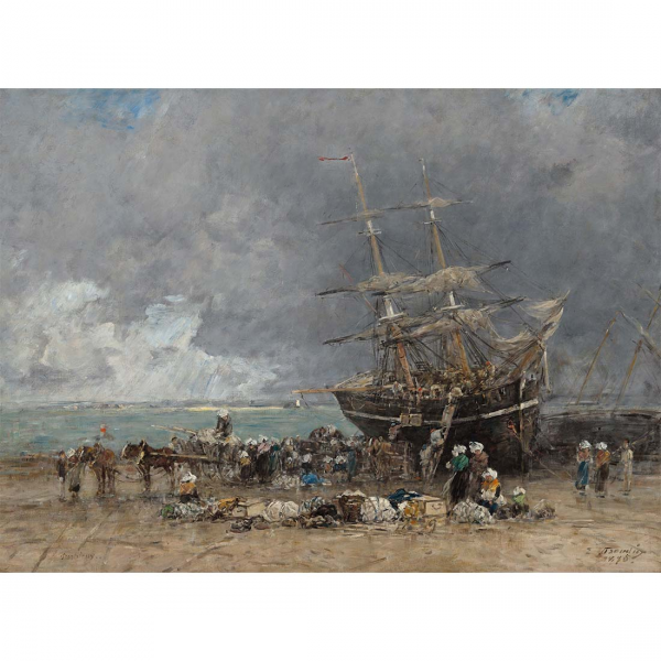 Powrót Terre-Neuvier Eugène Boudin