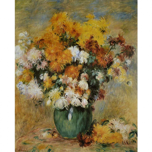 Chryzantemy Bukieta Pierre-Auguste Renoir