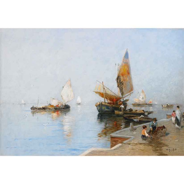 Widok na lagunę, Wenecja Wilhelm von Gegerfelt