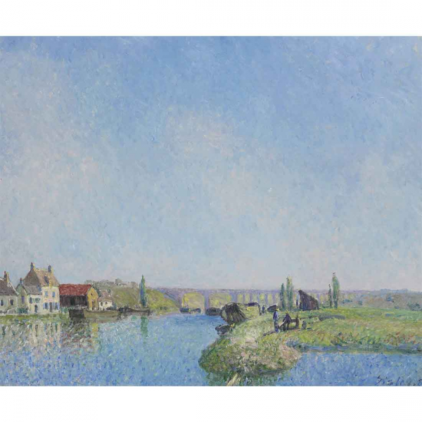 Obraz Sisley - Canal du Loing