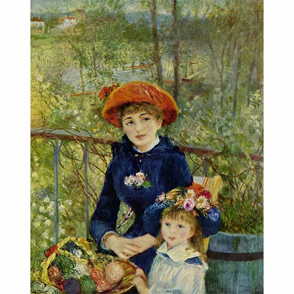 Reprodukcja obrazu Dwie siostry na tarasie Auguste Renoir