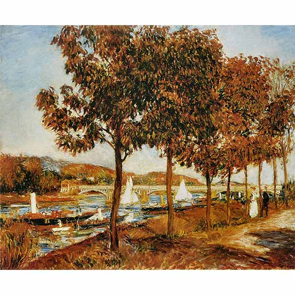 Obraz Most d'Argenteuil jesienią Pierre Auguste Renoir