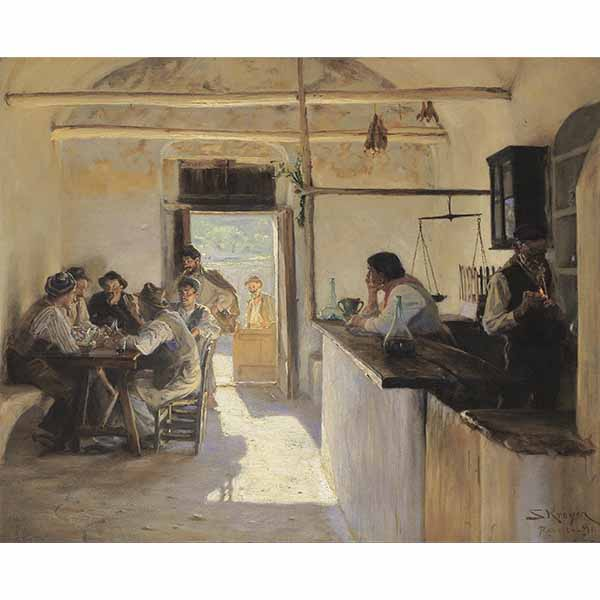 Obraz Osteria In Ravello - Peder Severin Krøyer