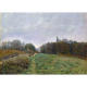 Obraz Alfred Sisley : Krajobraz w Louveciennes