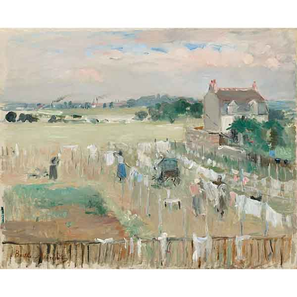 Obraz Wywieszanie prania do wyschnięcia Berthe Morisot