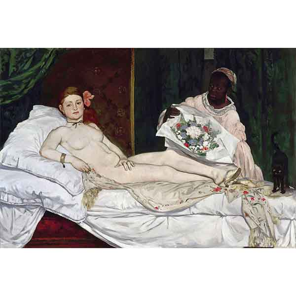 Reprodukcja obrazu Olympia Edouard Manet