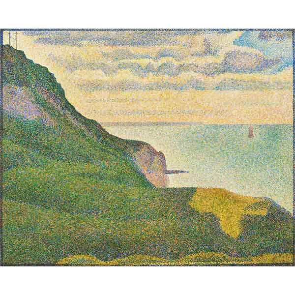 Obraz Pejzaż morski w Port-en-Bessin, Normandia Georges Seurat