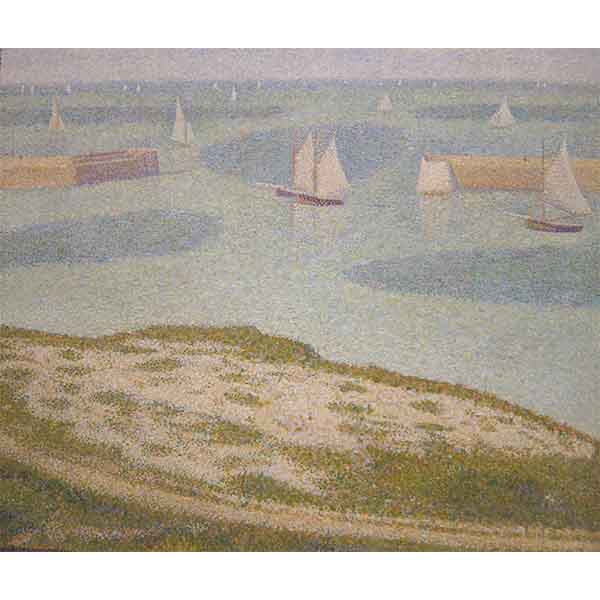 Obraz Port-en-Bessin wejście do portu Georges Seurat