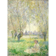Obraz Kobieta siedząca pod wierzbami Claude Monet