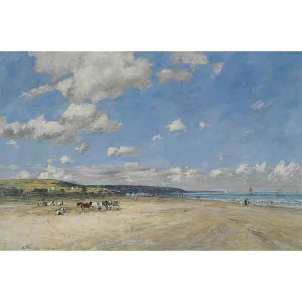 Obraz Plaża Tourgeville Boudin