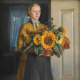 Obraz Dziewczyna ze słonecznikami Michael Ancher