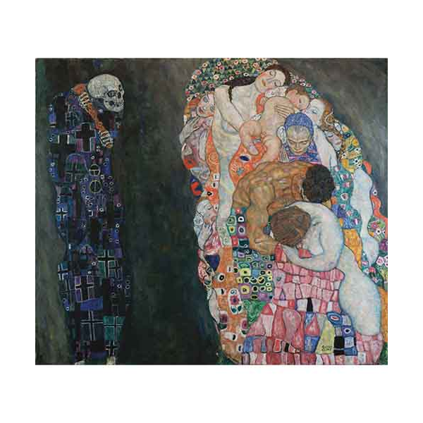 Obraz Śmierć i życie Gustav Klimt
