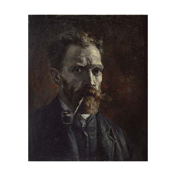 Obraz Autoportret z fajką Vincent van Gogh