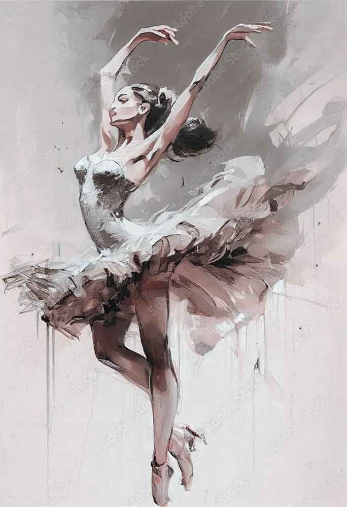 Plakat Baletnica w tańcu