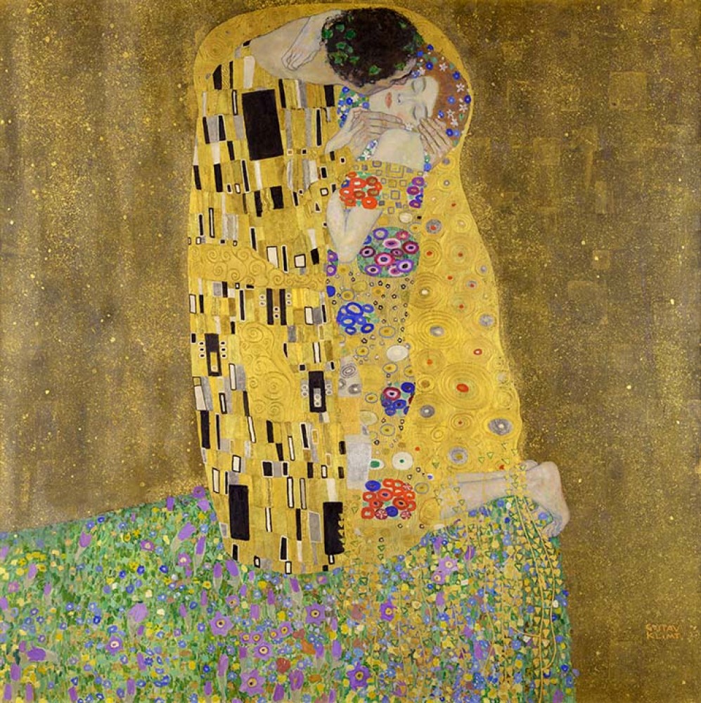 Słynny obraz Gustava Klimta Pocałunek