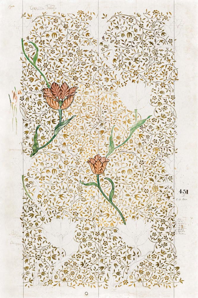Obraz na płótnie Tulipan ogrodowy Williama Morrisa