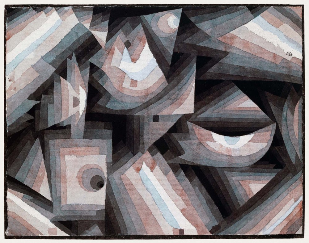 Gradacja kryształów autorstwa Paula Klee