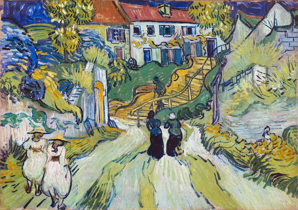 Obraz na płótnie Schody Vincenta van Gogha w Auvers