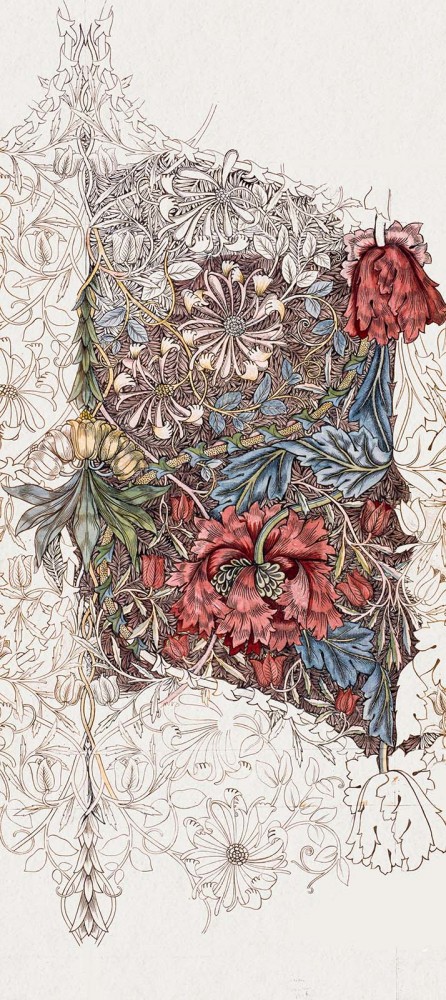 Obraz na płótnie Wiciokrzew Williama Morrisa